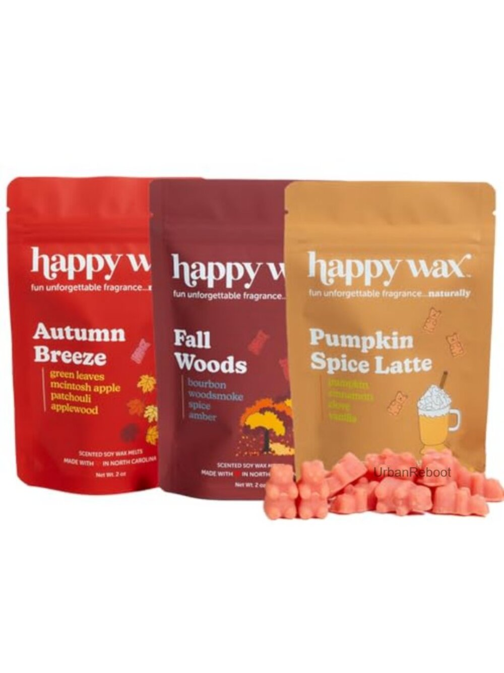 Soy Wax Melts Fall Variety Pack 6oz Scented Home Fragrance